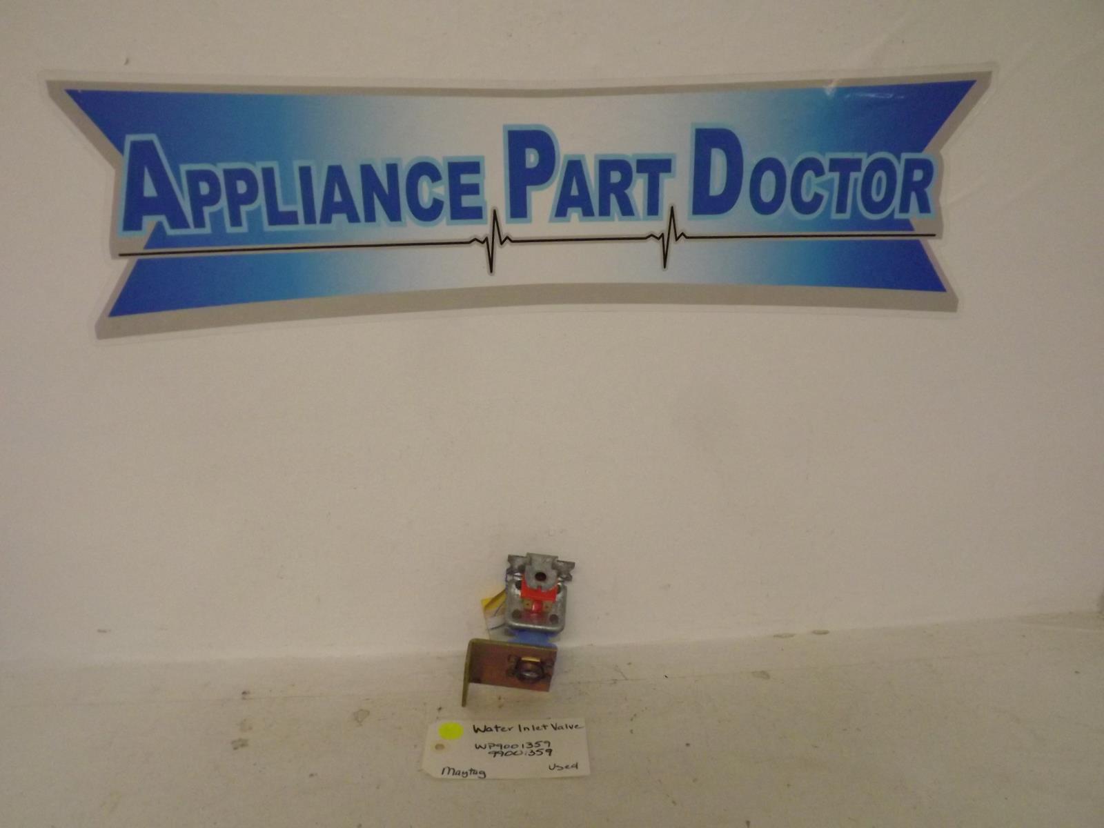 Maytag Dishwasher WP99001359 99001359 Water Inlet Valve Used Maytag Dishwasher WP99001359 99001359 Water Inlet Valve Used